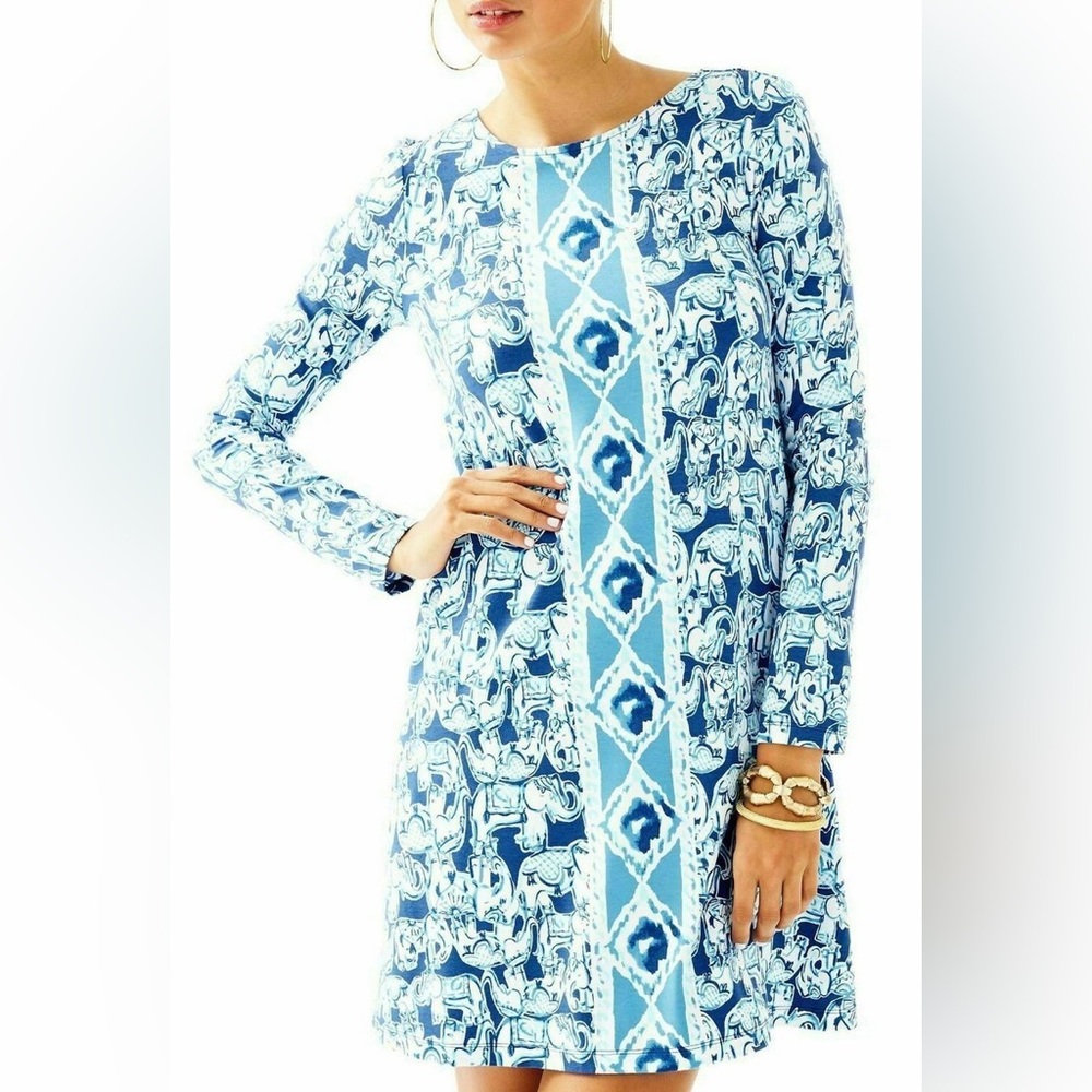 Lilly Pulitzer Ophelia Blue and White Dress